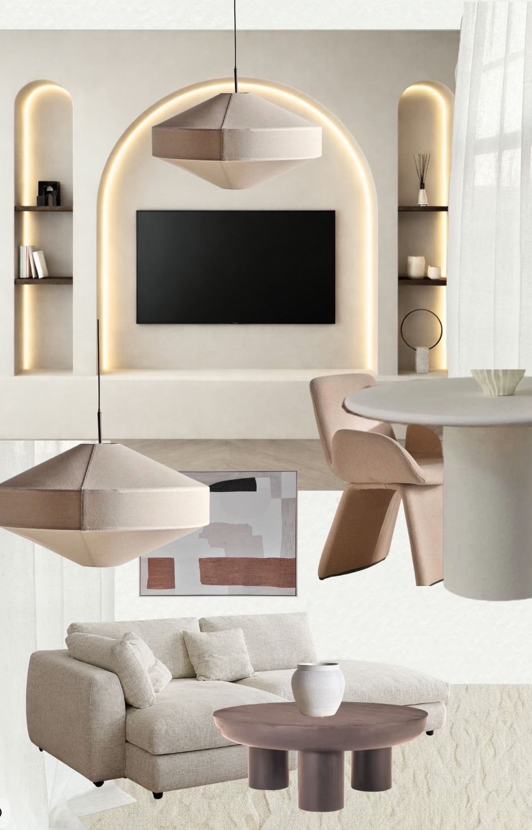 Hadley Height, the living room mood board